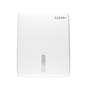 CLEAR+ Vouwhanddoekdispenser wit
