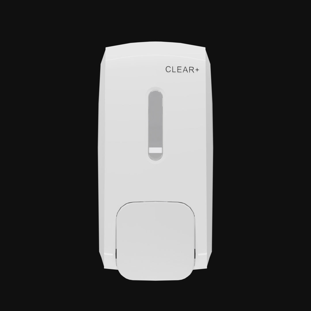 CLEAR+ Crème Zeepdispenser 500ml wit